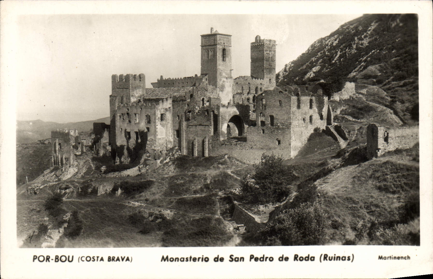 CPA Por Bou Monasterio de San Pedro de Rada