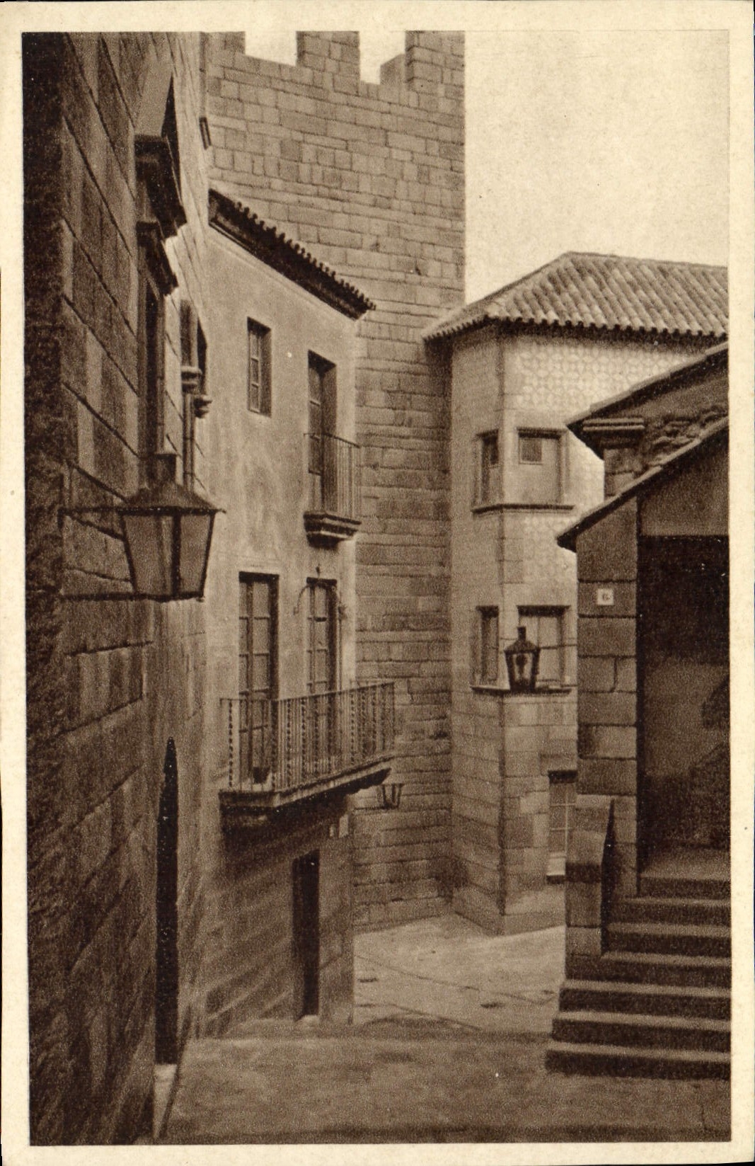 CPA Maison ville en Espagne
