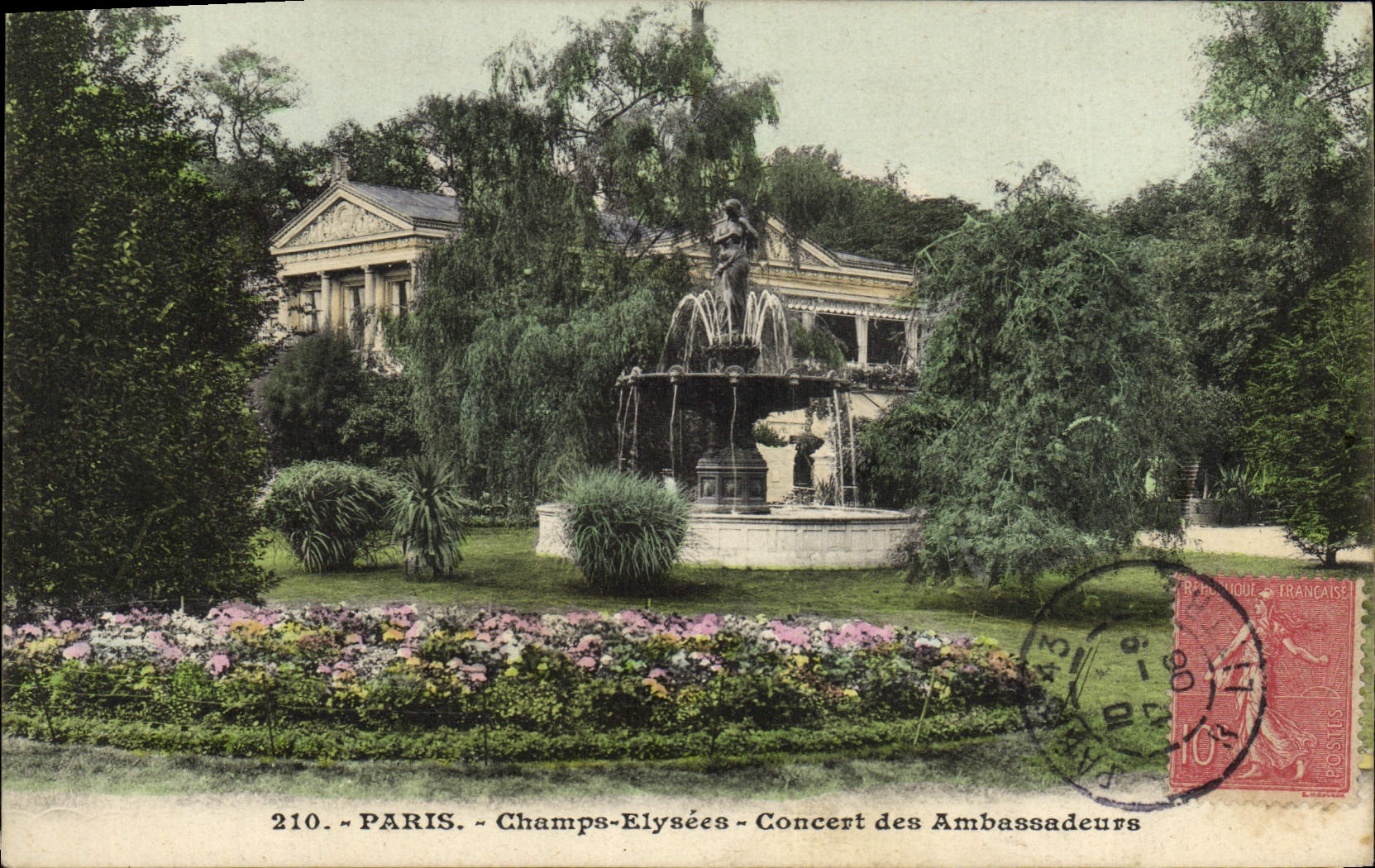 CPA Paris Champs Elysees Concert des Ambassadeurs