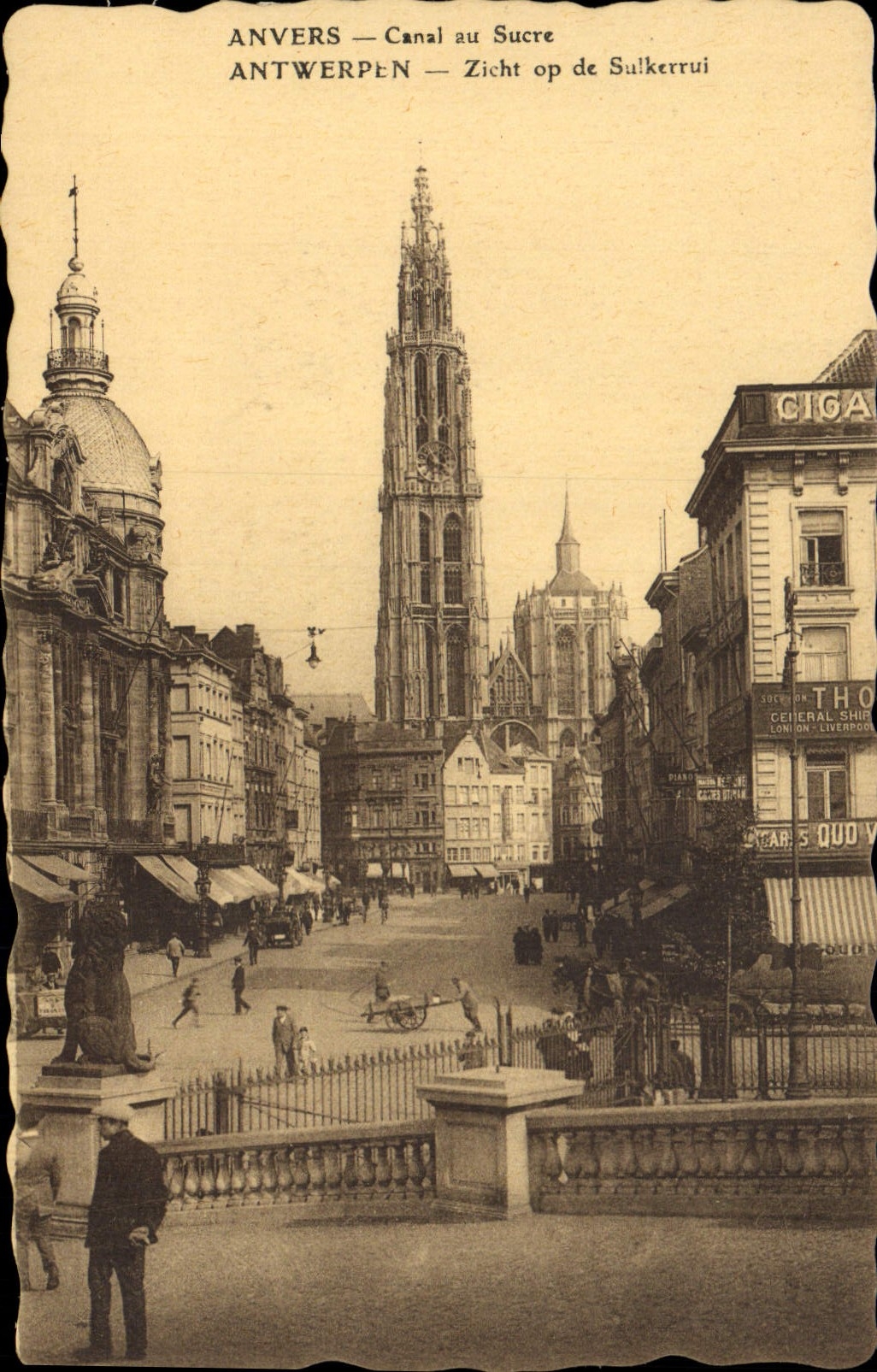 CPA Anvers Canal au Sucre