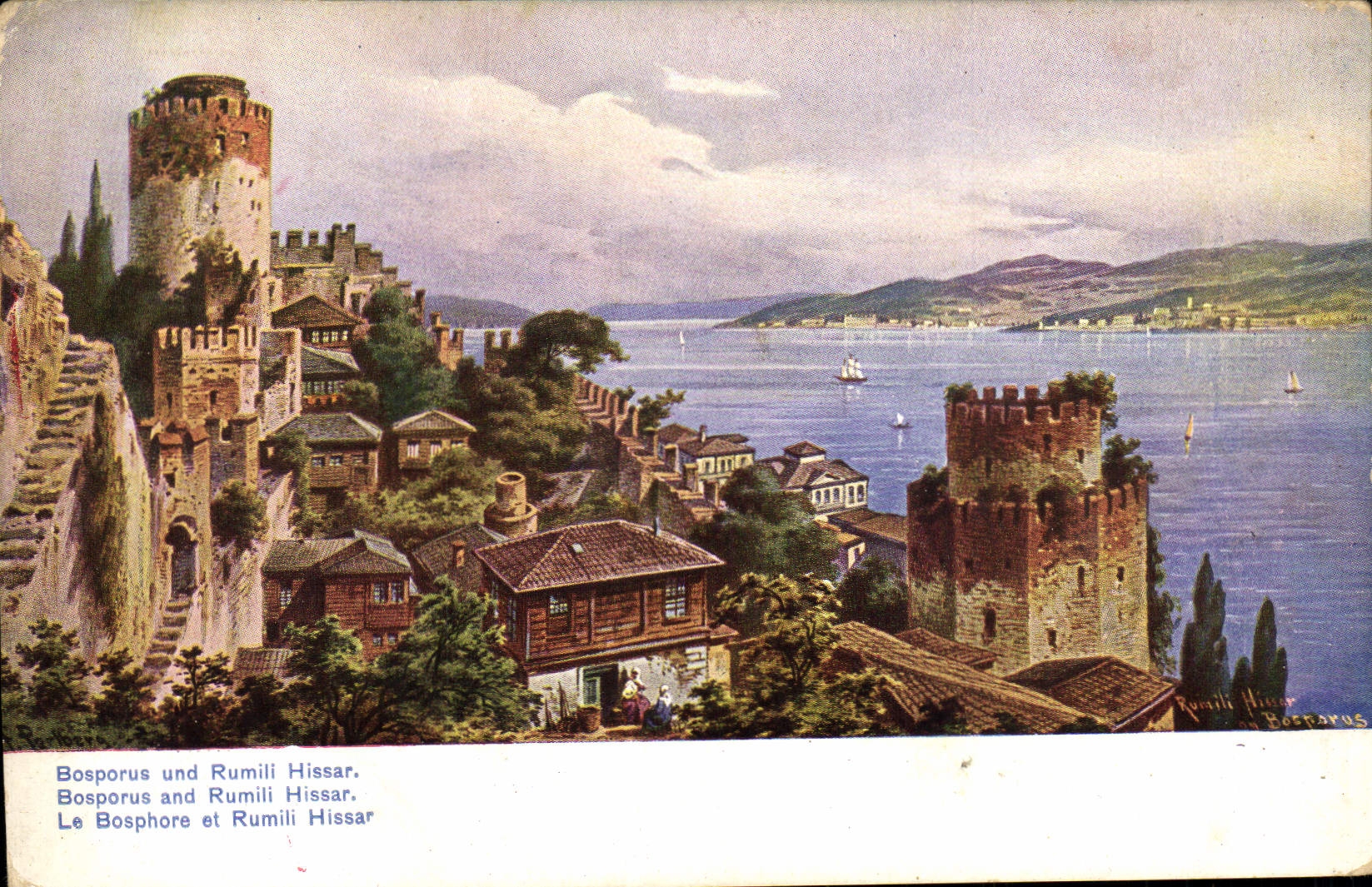 CPA Bosporus Und Rumili Hissar Turquie