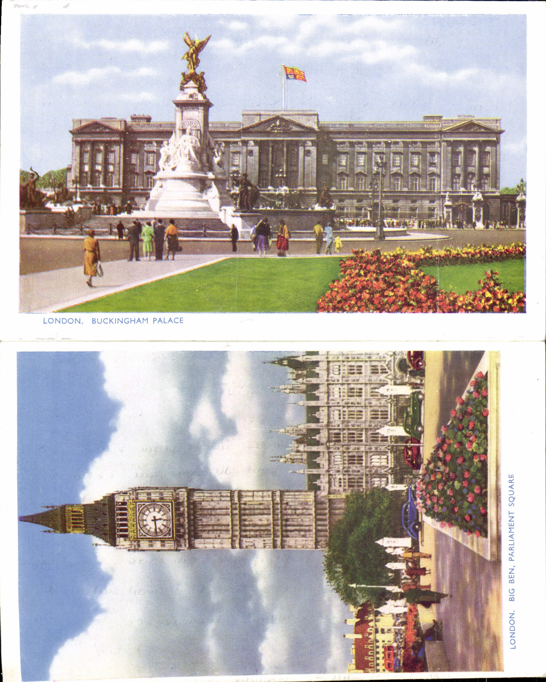 Cartes depliantes London Big Ben Parliaament Square
