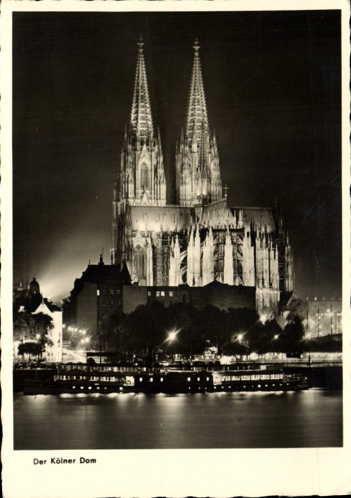 VINTAGE POSTCARD Der Kolner Dom
