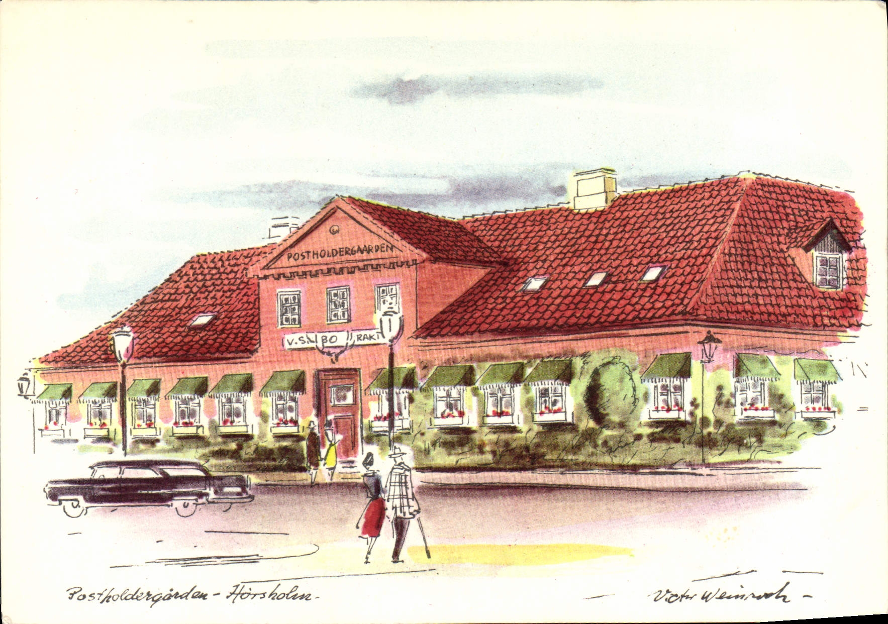 MODERN CARD Postholdergaarden Horsholm