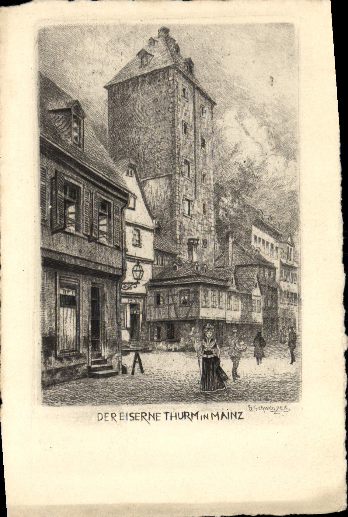 CPA Mainz De reisrne Thurm in Mainz