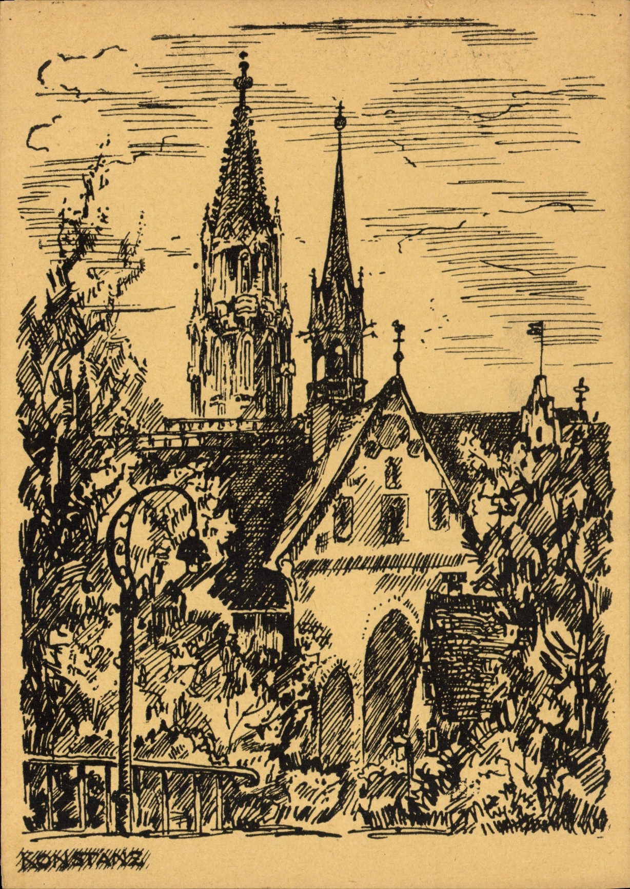 POSTAL Constanza de la VENDIMIA