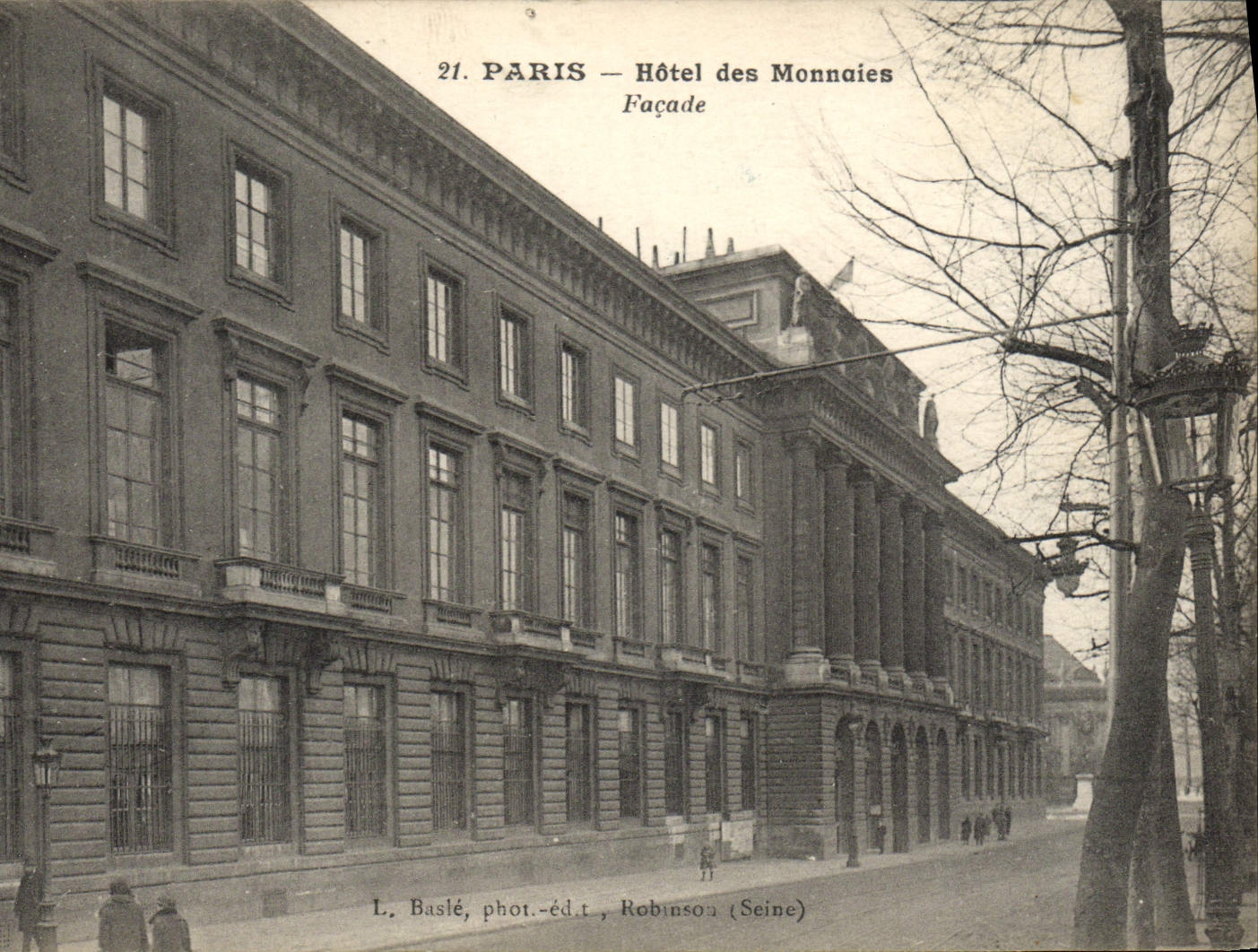 CPA Paris Hotel des Monnaies Facade