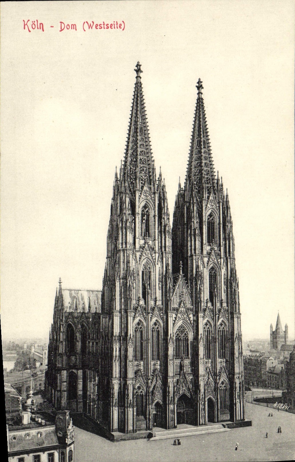 VINTAGE POSTCARD Koln Dom