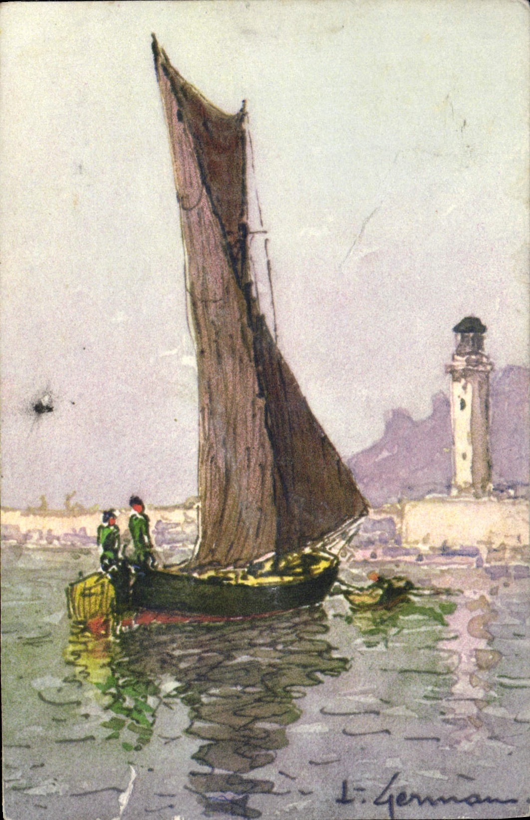 CPA Bateau 
