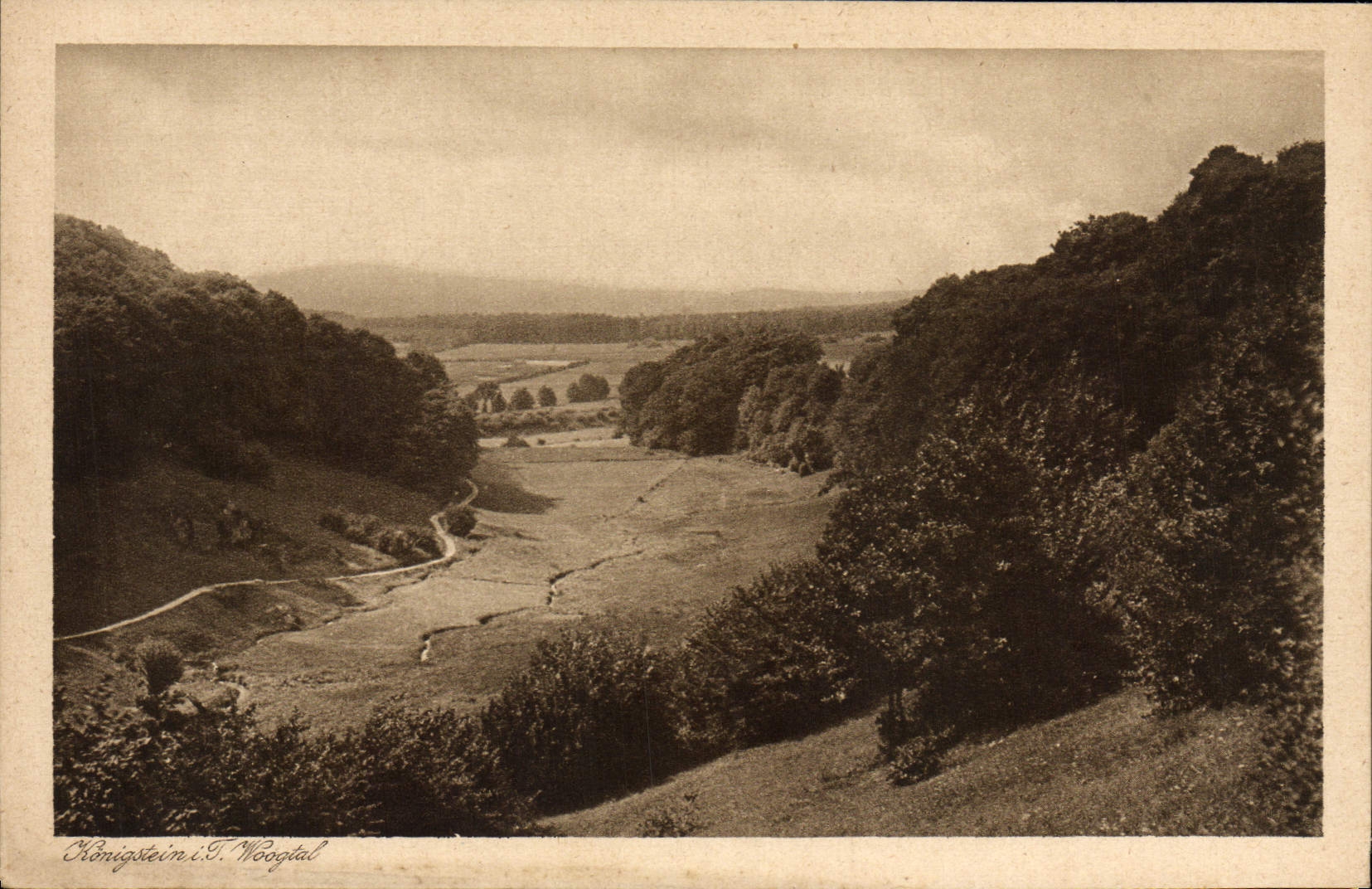 VINTAGE POSTCARD Konigstein
