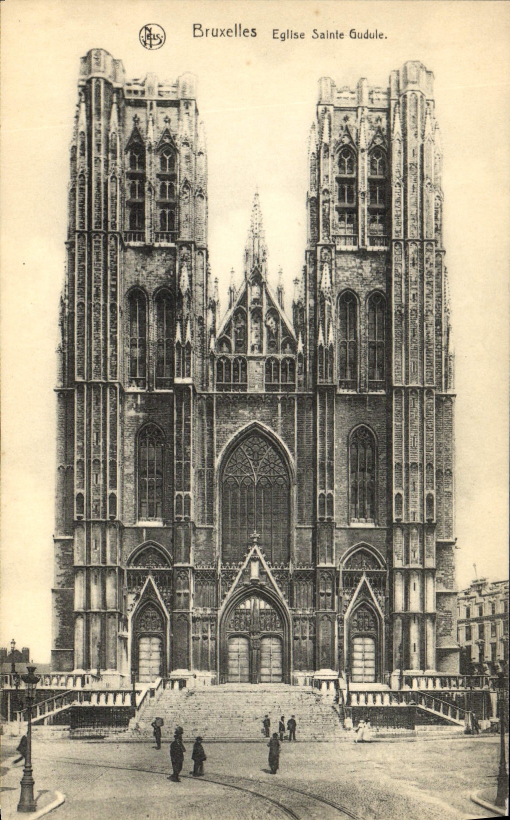 CPA Bruxelles Eglise Sainte Gudule