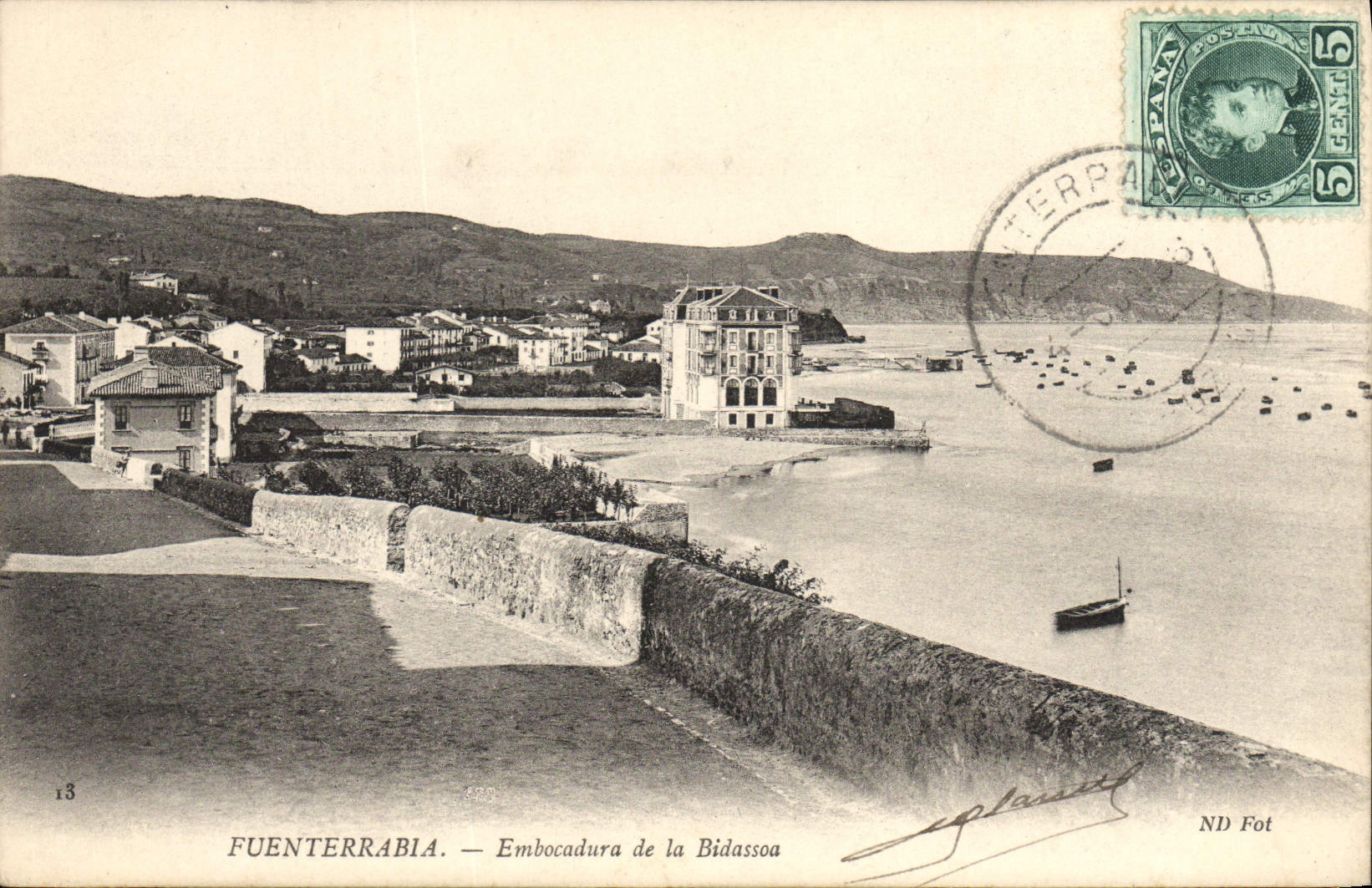 CPA Fuenterrabia Embocadura de la Bidassoa