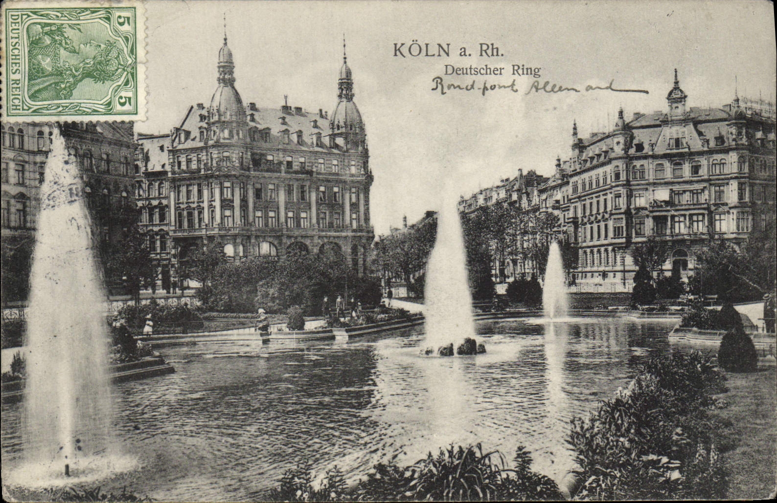 VINTAGE POSTCARD Koln has Rh Deutscher Ring