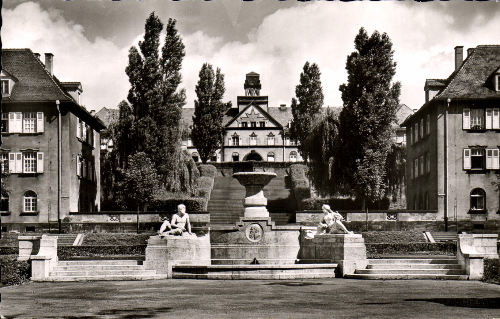 MODERN CARD Zweibrucken Mannlichplarz MIT Wittelsbachbrunnen