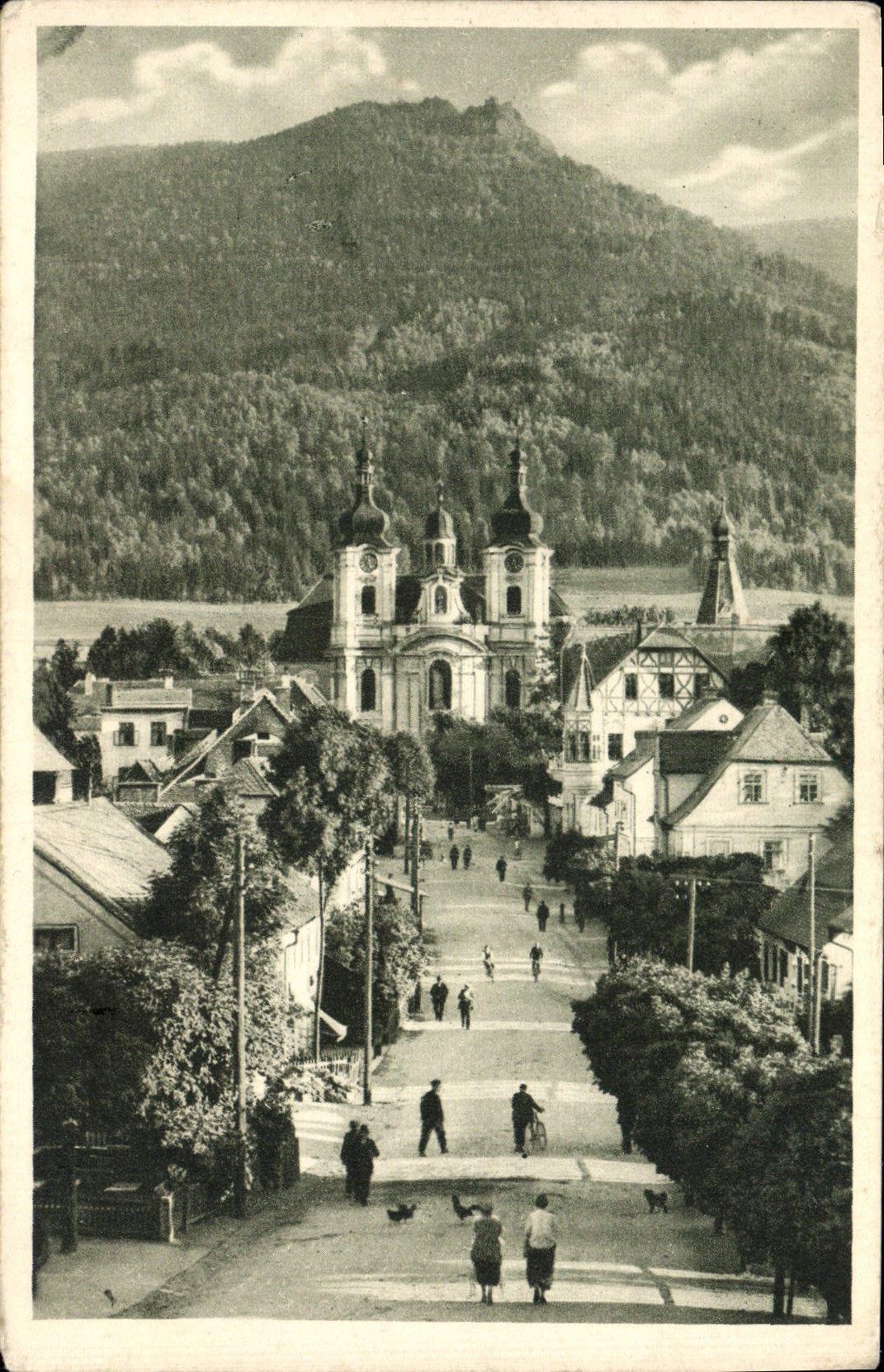 CPA Sommerfrische Haindorf Im Isergebirge