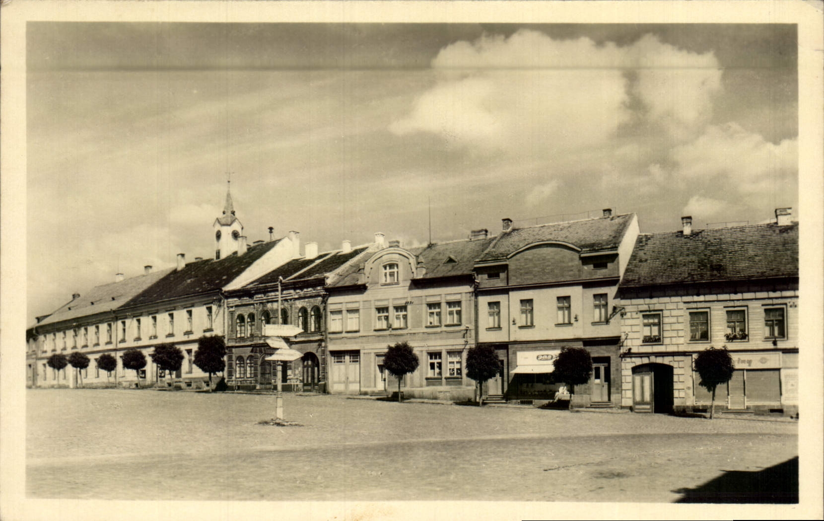 VINTAGE POSTCARD Mirovice Namesti