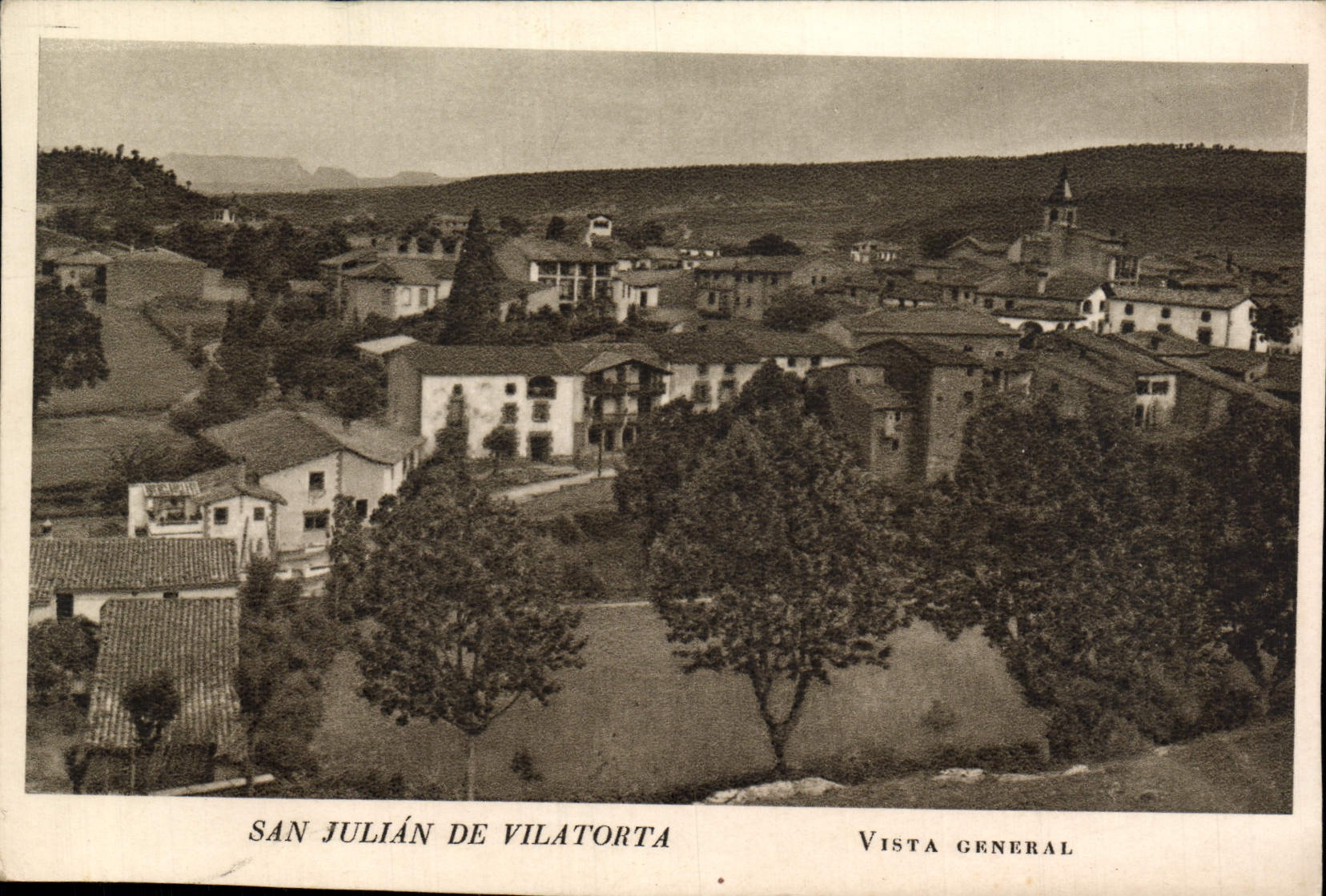 CPA San Julian De Vilatorta Vista General