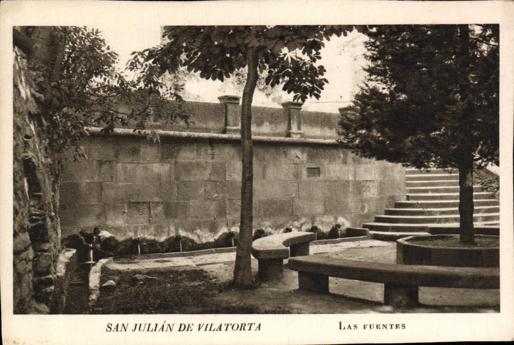 CPA San Julian De Vilatorta Las Vuentes