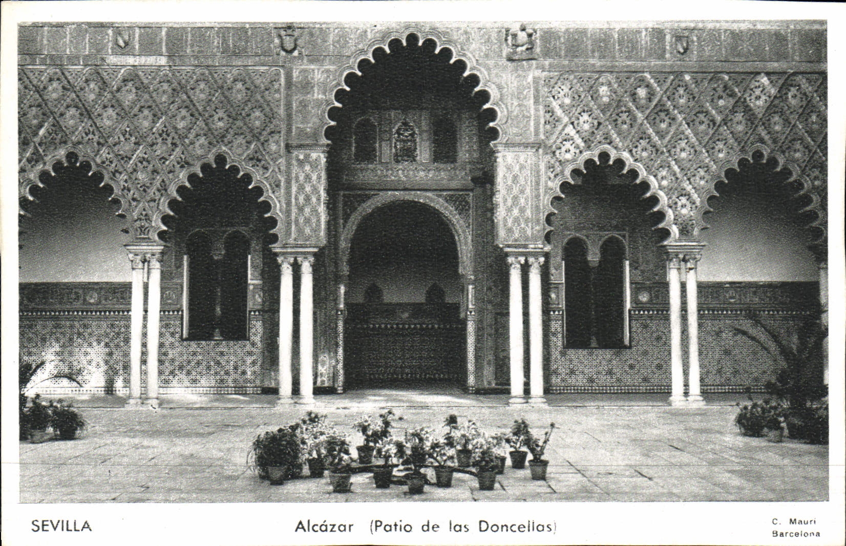 CPA Sevilla Alcazar Patio de las Doncellas