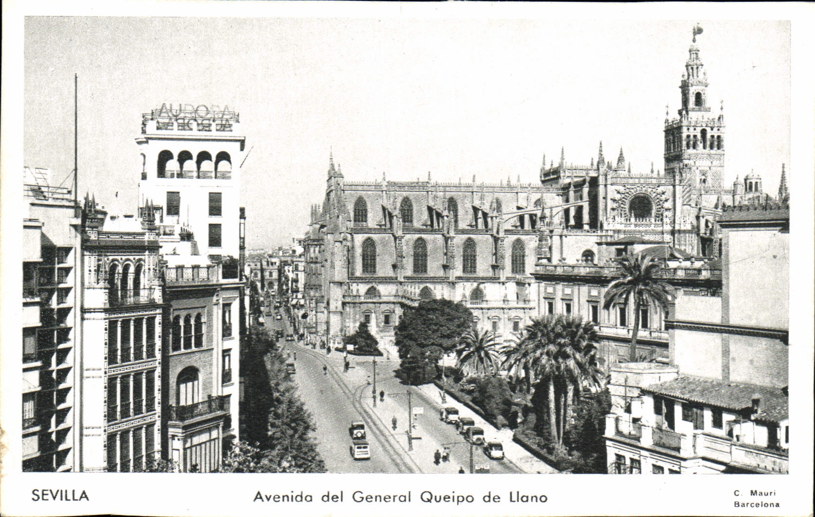 CPA Sevilla Avenido Del General Queipo De Llano