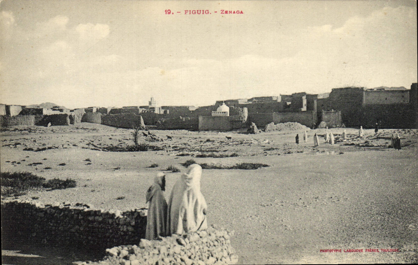 VINTAGE POSTCARD Figuig Zenaga