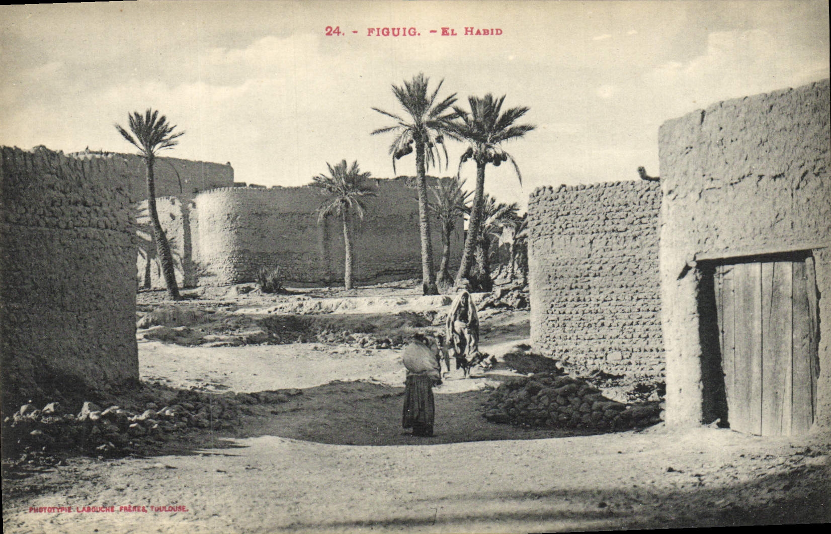 VINTAGE POSTCARD Figuig El Hadid