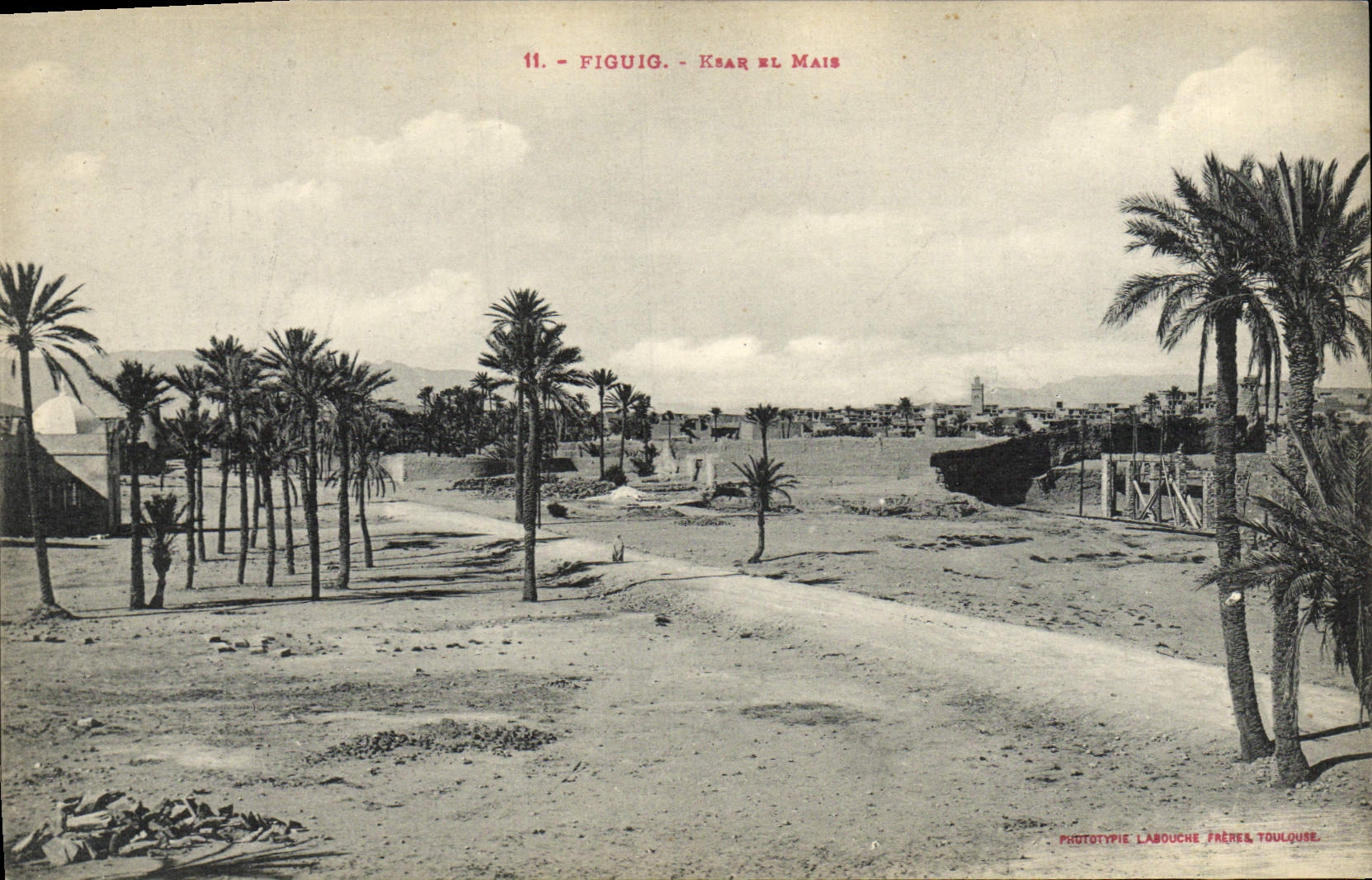 VINTAGE POSTCARD Figuig Ksar El But