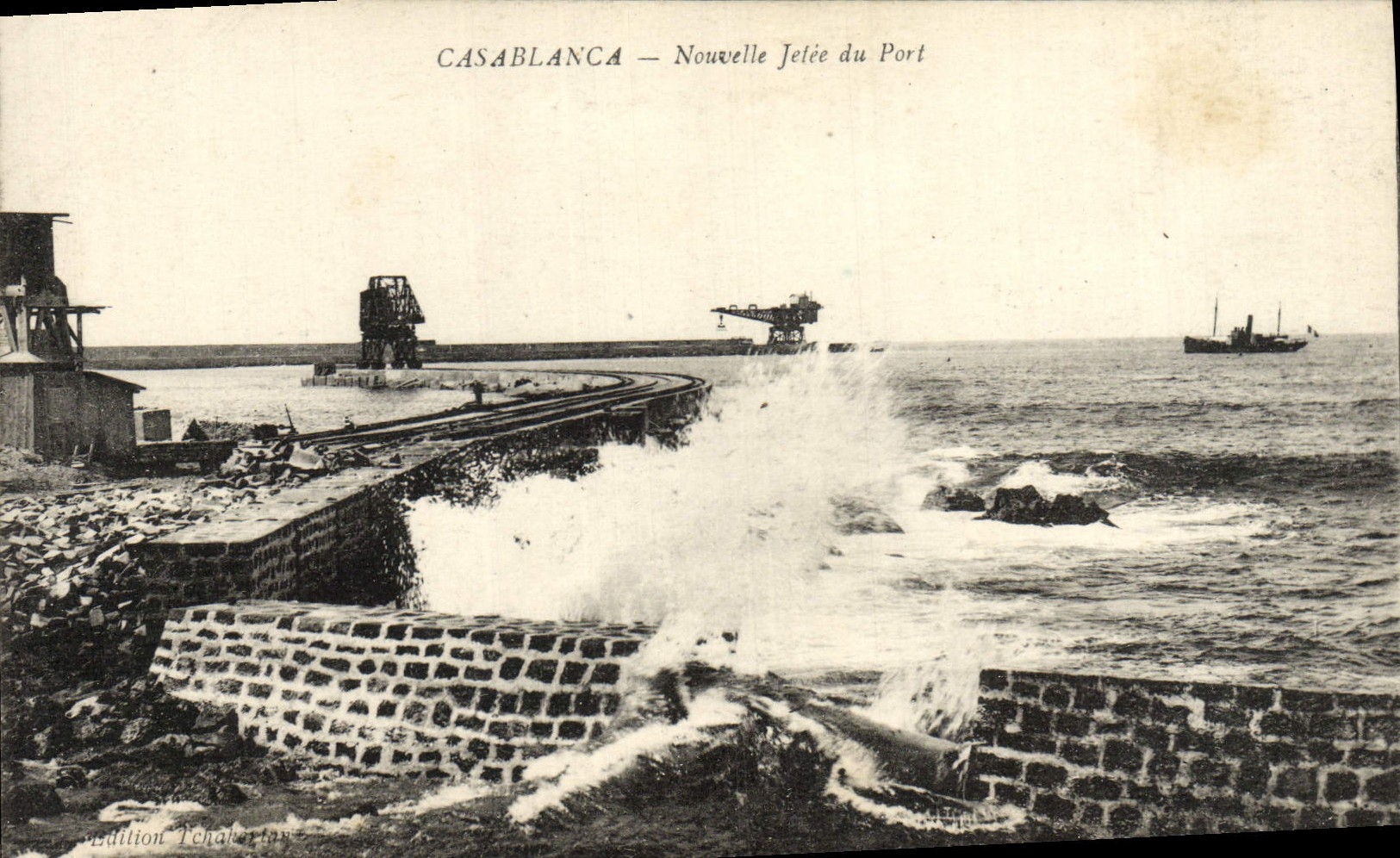 CPA Casablanca Nouvelle Jetee Du Port