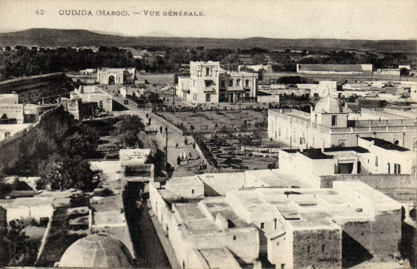 VINTAGE POSTCARD Oudjda View