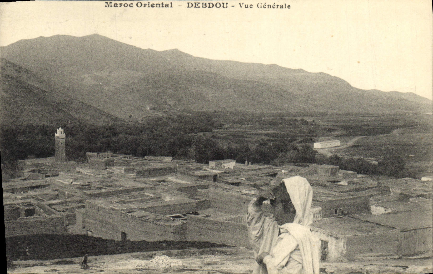 VINTAGE POSTCARD Eastern Morocco Debou View