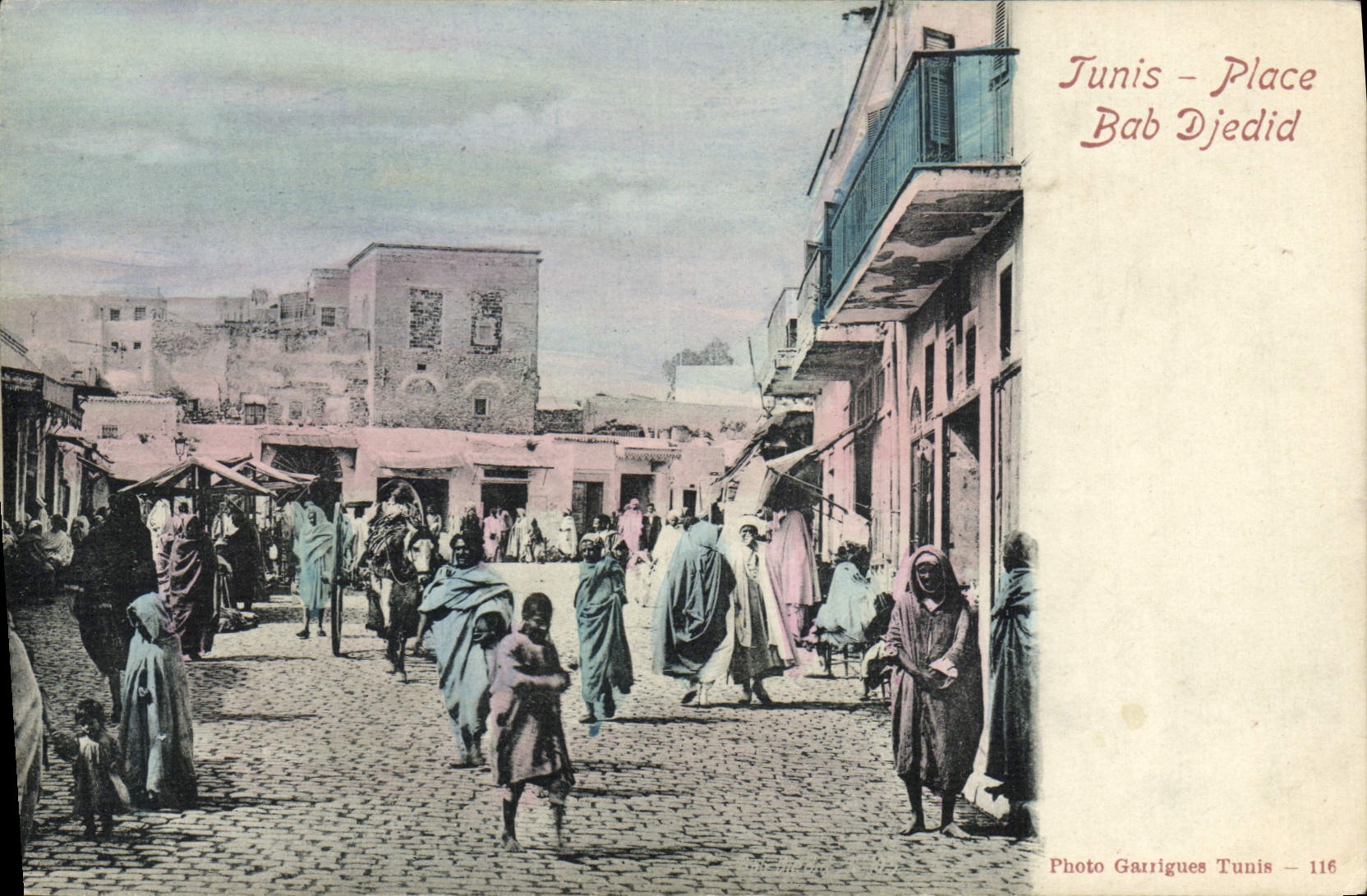 CPA Tunis Place Dab Djedid