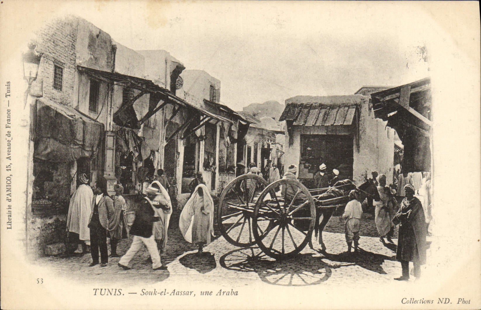 CPA Tunis Souk El Aassar une Araba