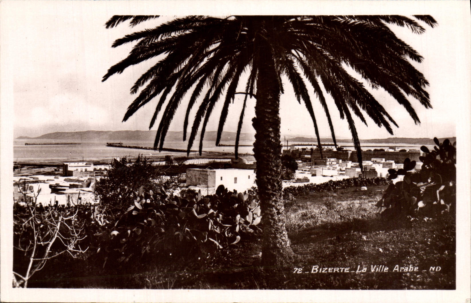 POSTAL MODERNA Bizerte la ciudad árabe