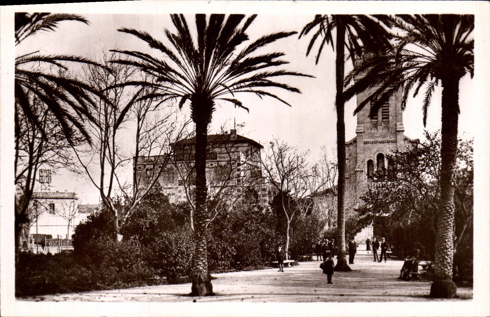 CPM Bizerte Le Jardin et I'Eglise