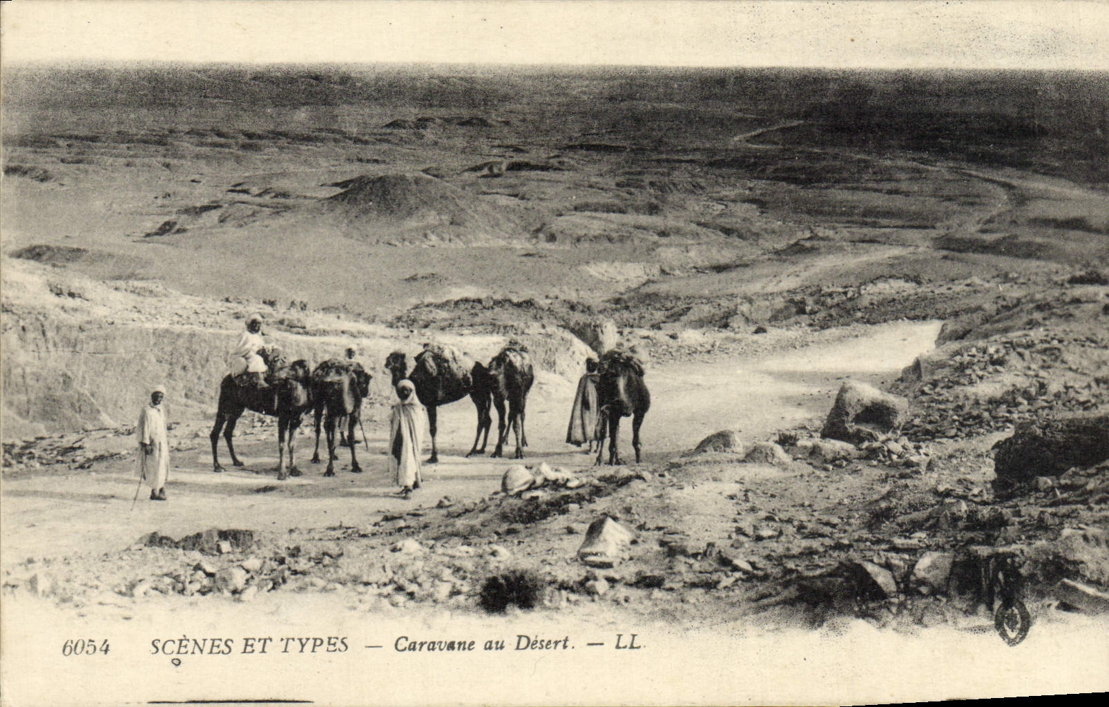 CPA Scenes Et Types Caravane Au Desert