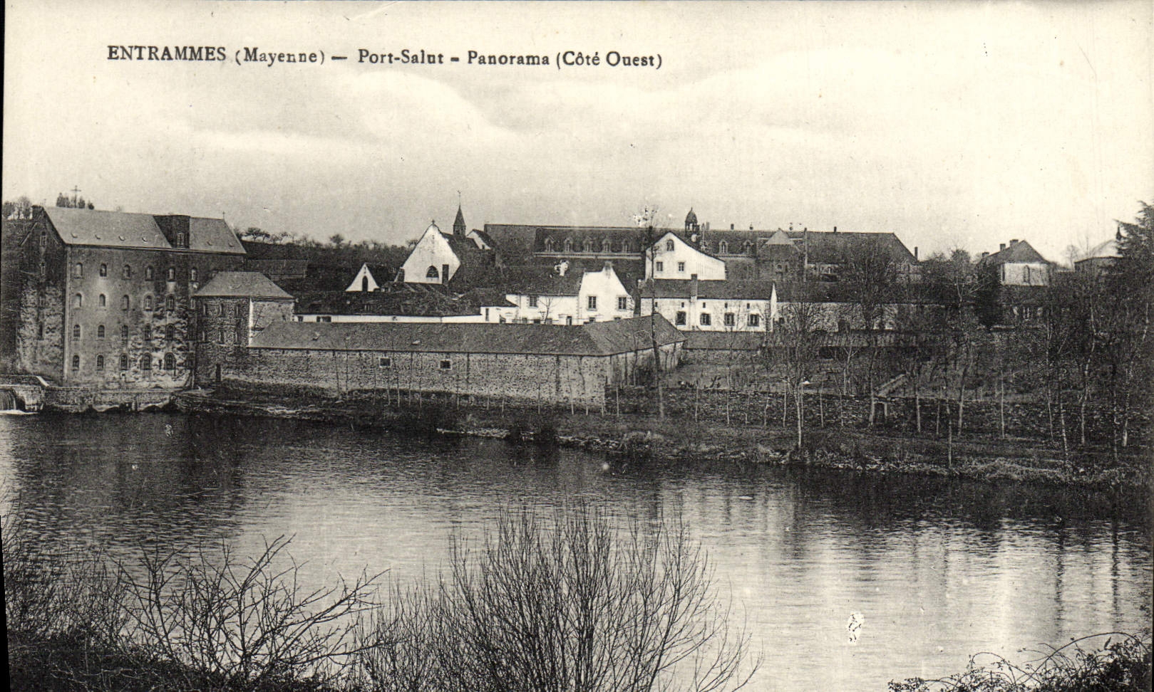 Panorama del puerto de Entrammes de la POSTAL de la VENDIMIA hola