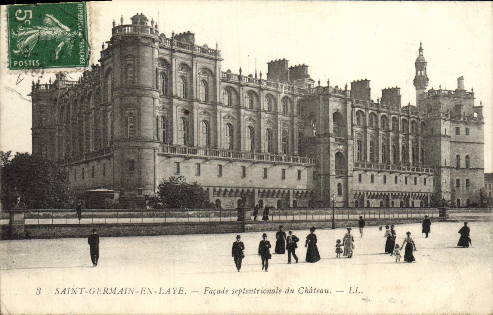 CPA Saint Germain En Laye Facade septentrionale du Chateau