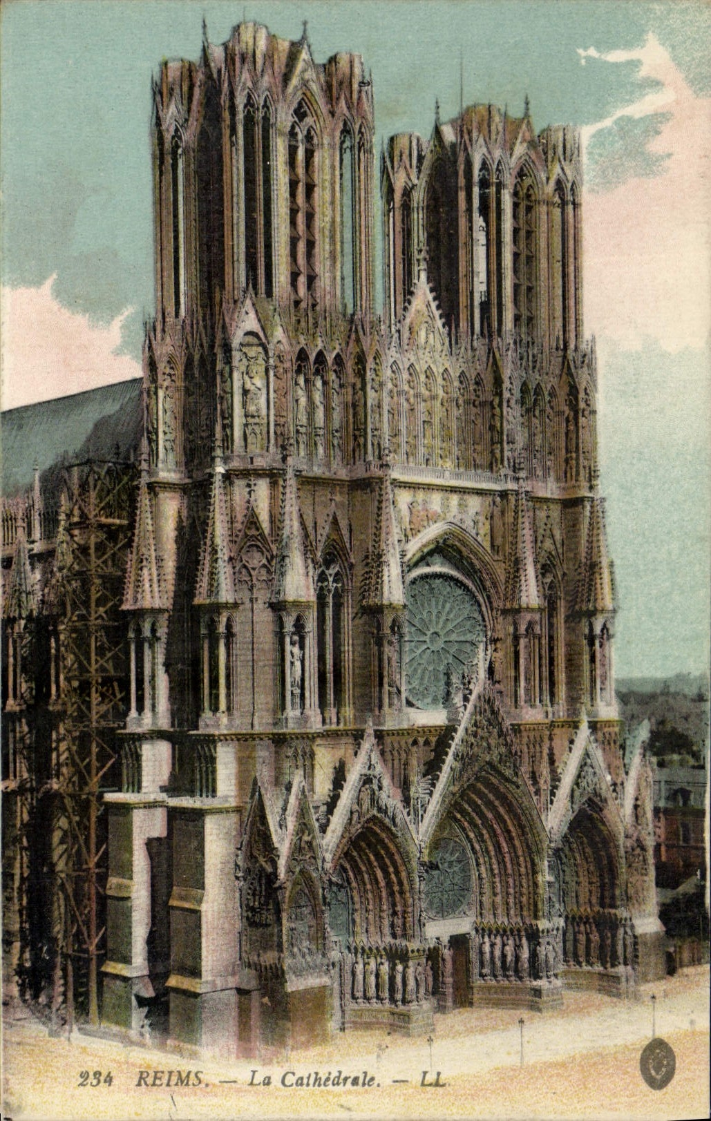 CPA Reims La Cathedrale