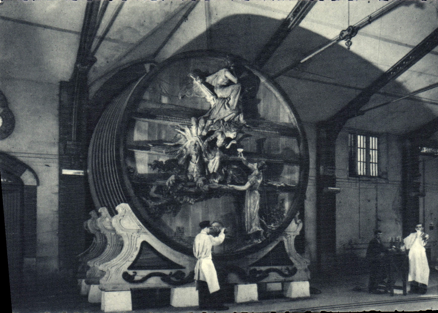 CPA Champagne Pommery Greno Reims Le Grand Foudre De 750 hectolitres