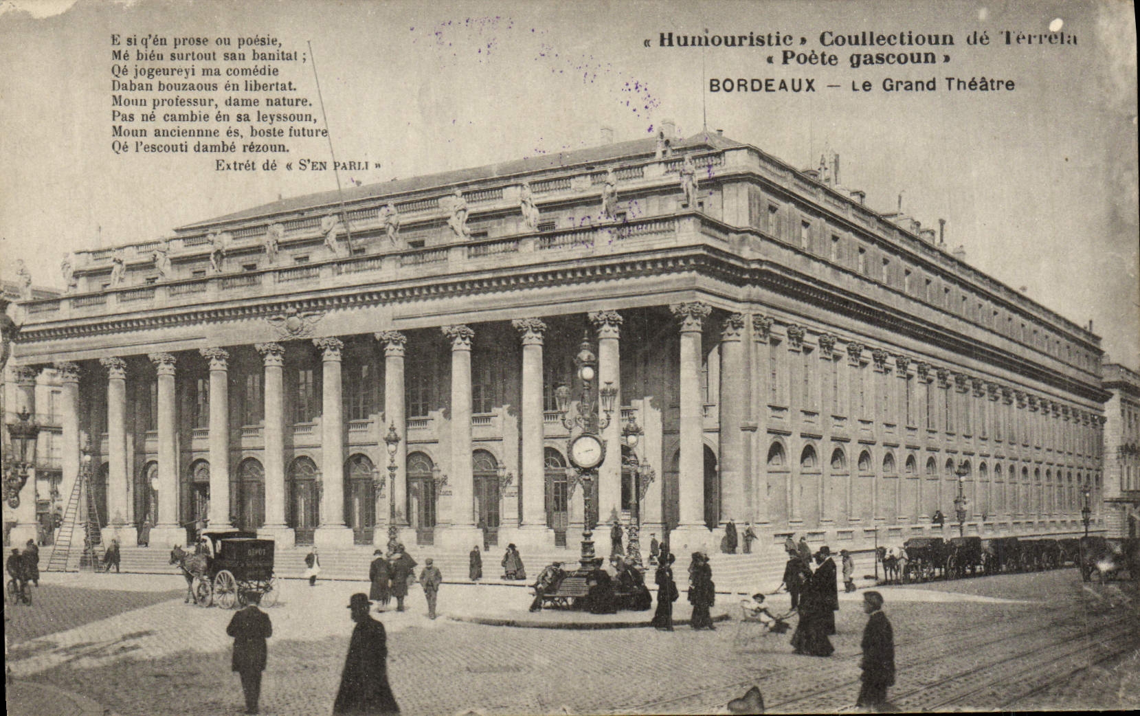 CPA Bordeaux Le Grand Theatre