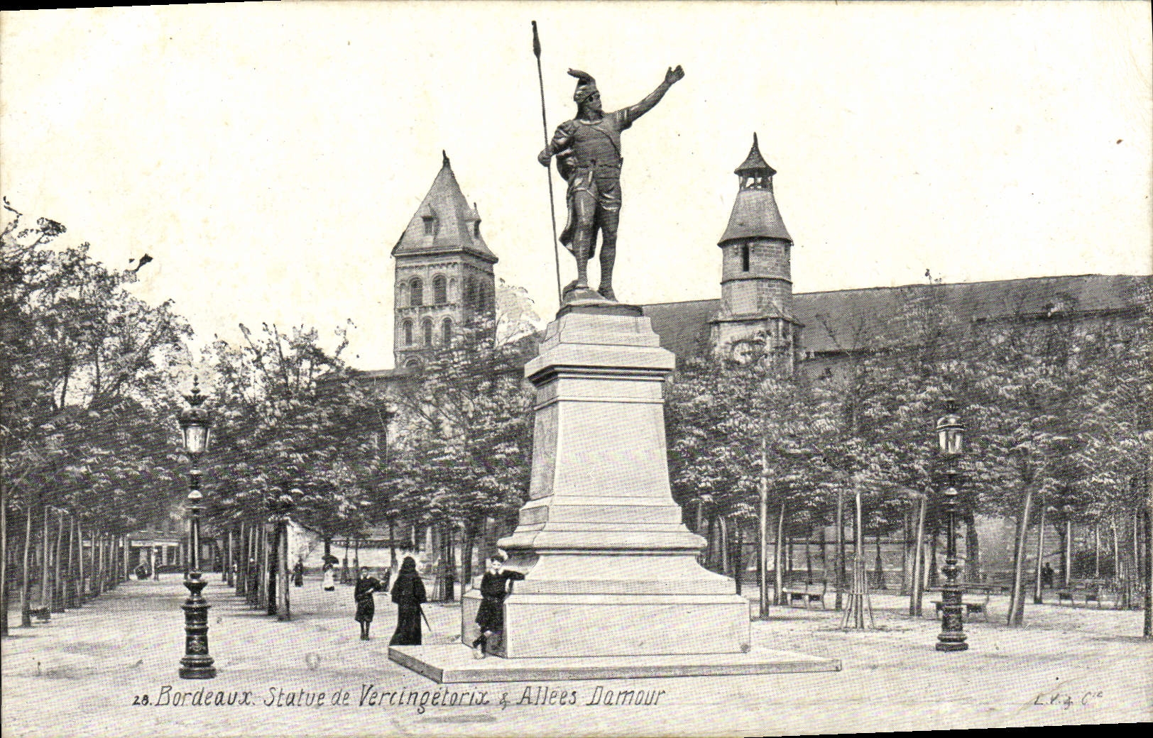 POSTAL Bordeaux Rules De Vercingetorix Allees Damour de la VENDIMIA
