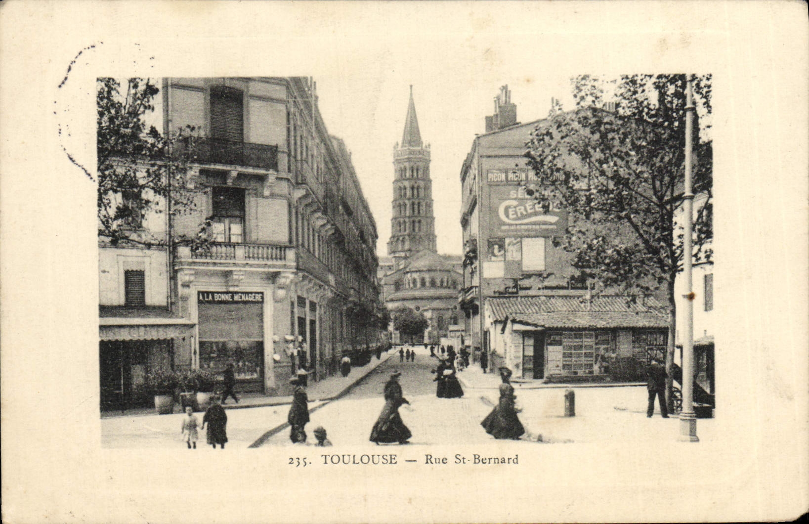 CPA Toulouse Rue St Bernard