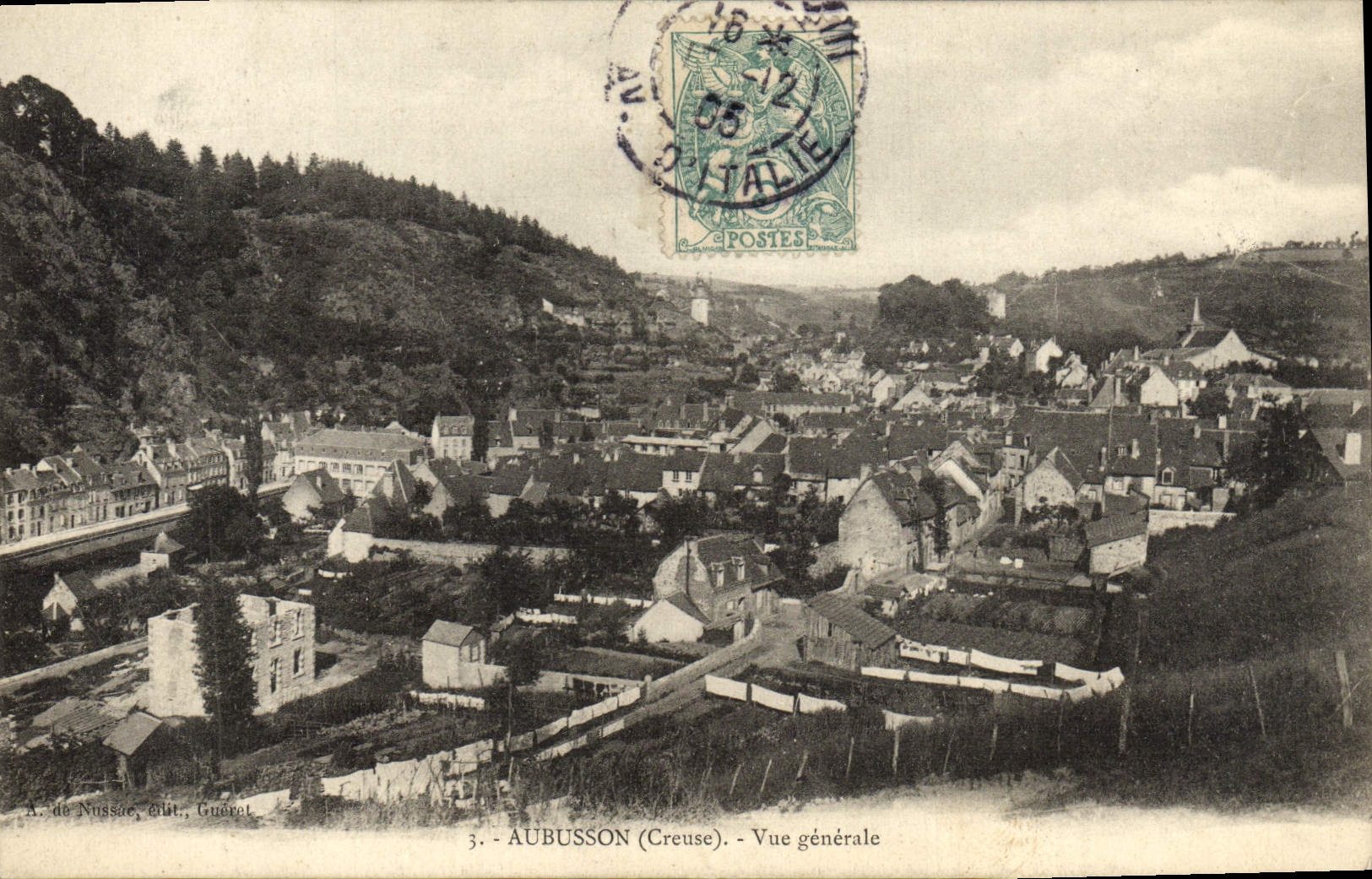 CPA Aubusson Vue Generale
