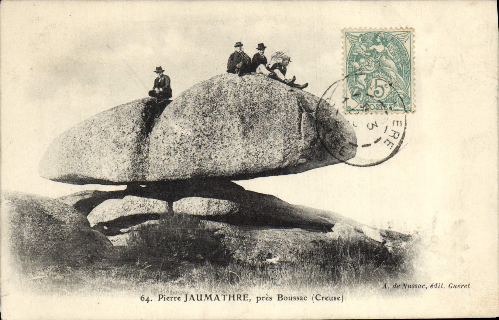 VINTAGE POSTCARD Pierre Jaumathre Close Boussac