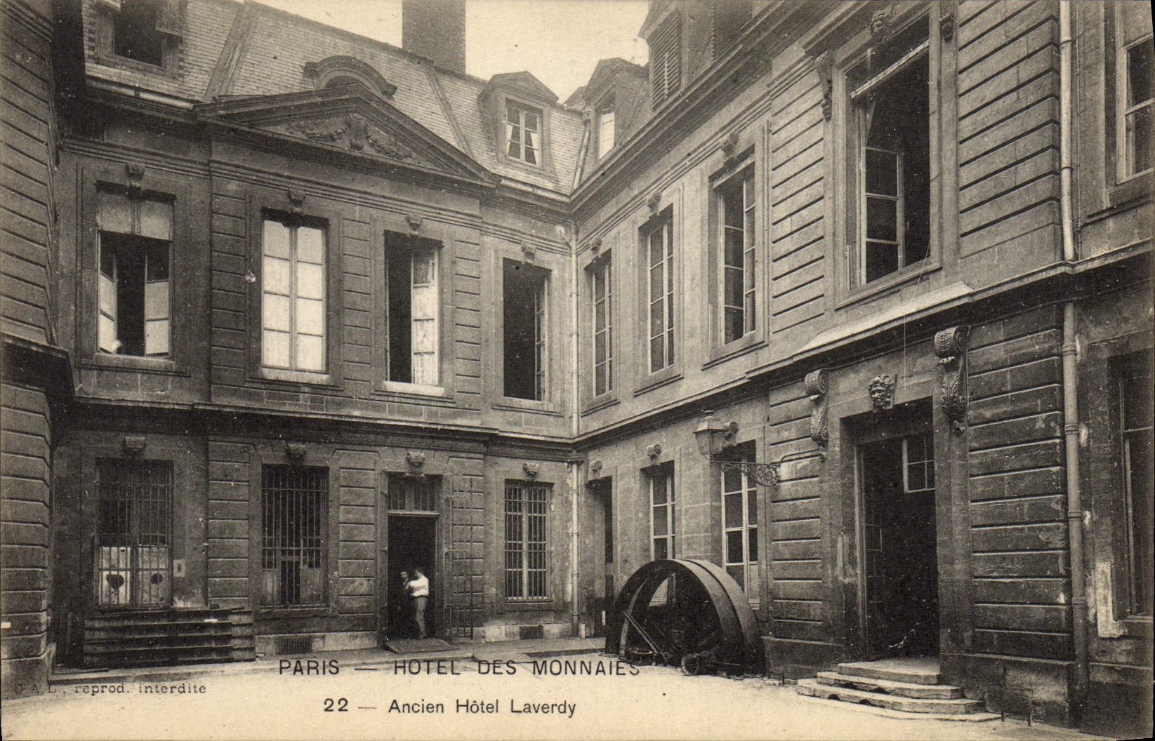 CPA Paris Hotel Des Monnaies Ancien Hotel Laverdy