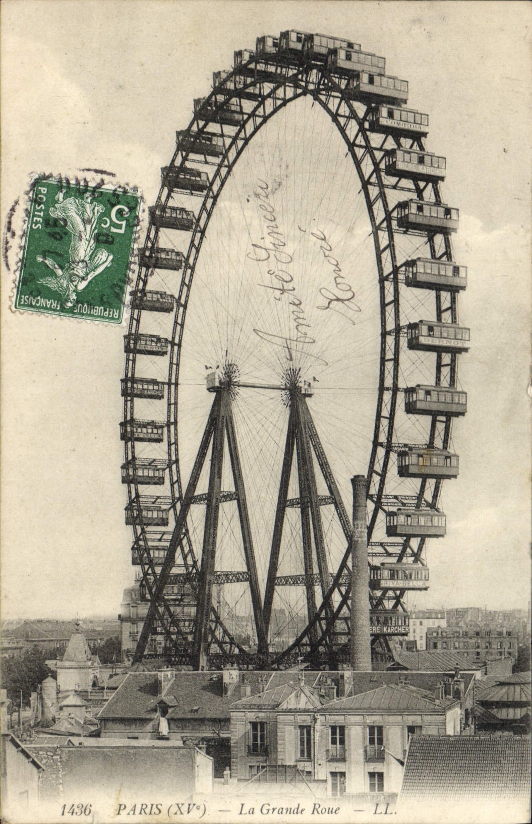 CPA Paris La Grande Roue
