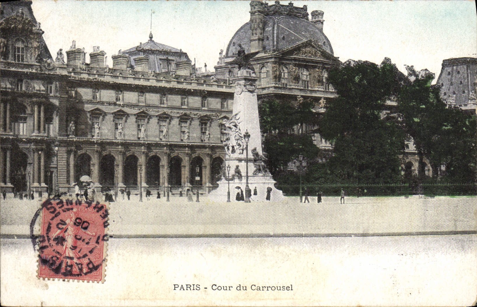 CPA Paris Cour du Carrousel
