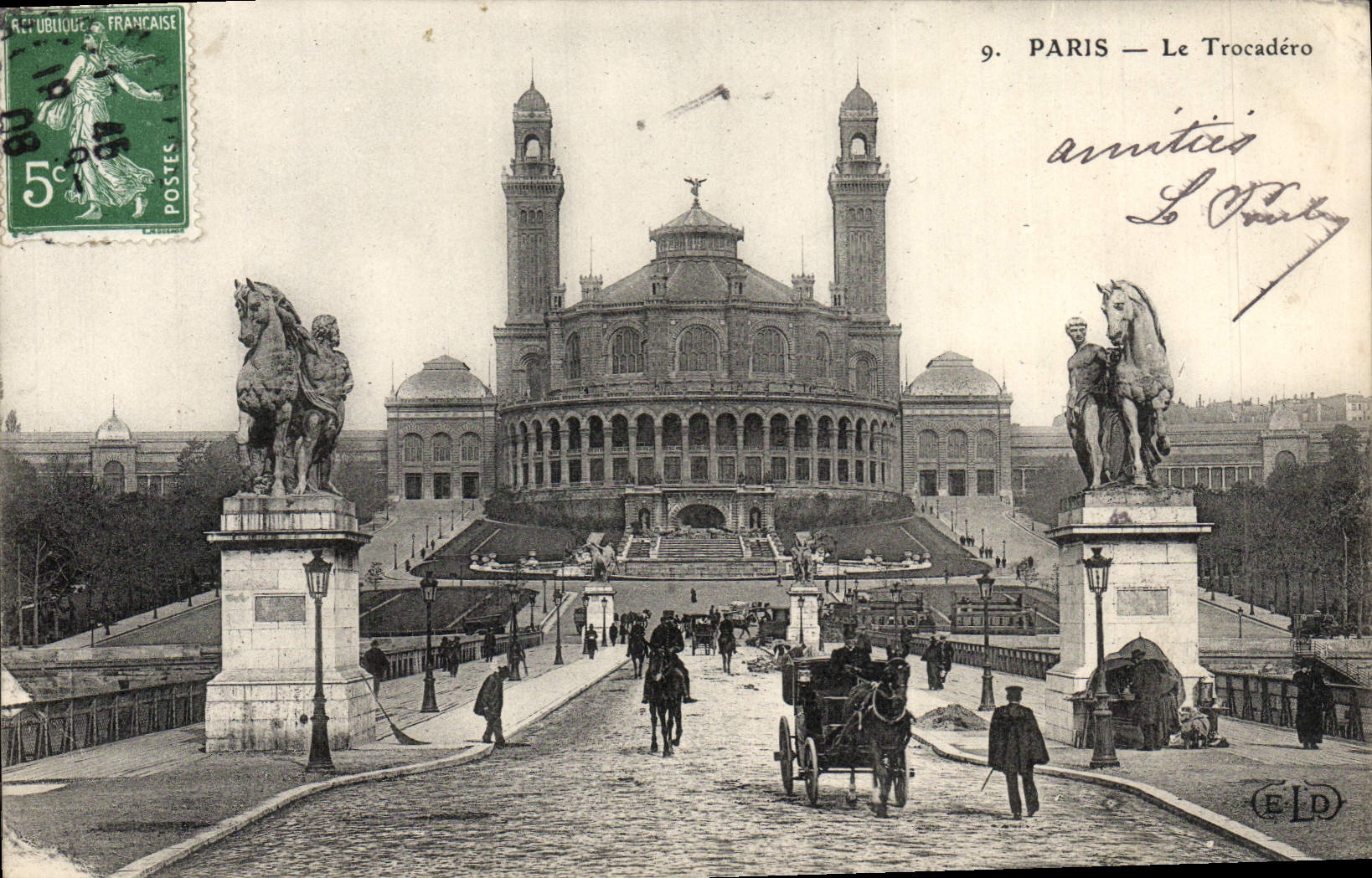 CPA Paris Le Trocadero