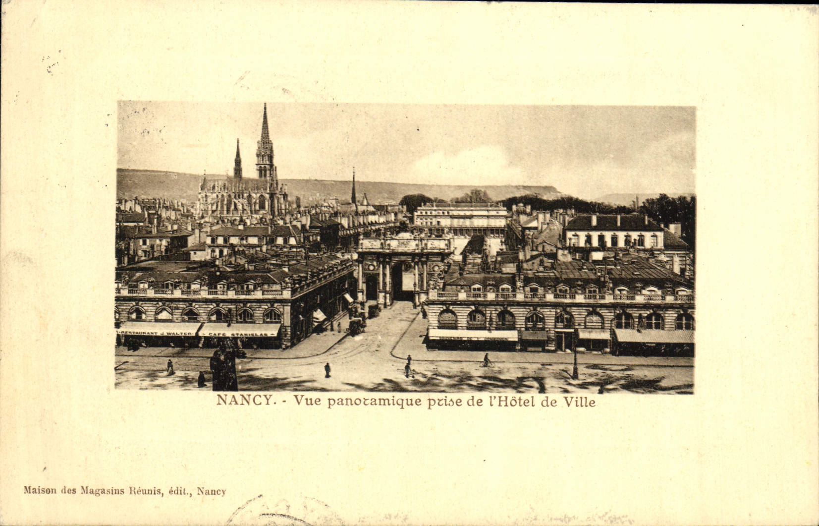 CPA Nancy Vue Panoramique prise de l'Hotel de Ville