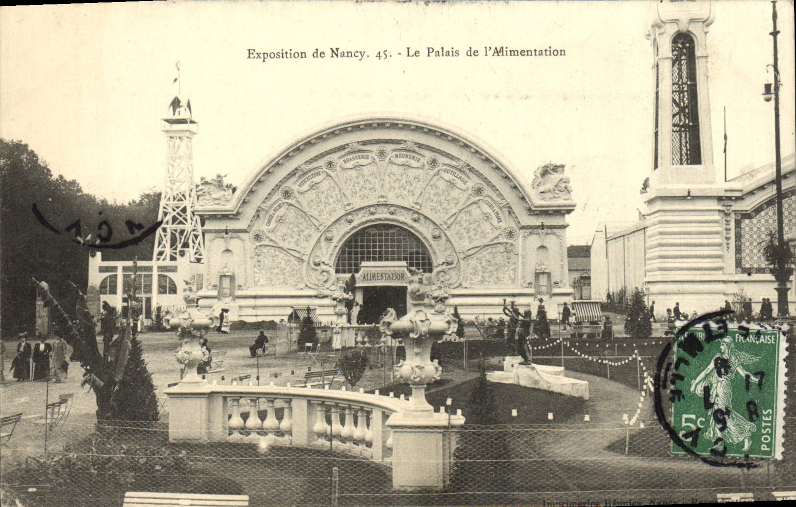 CPA Nancy Exposition de Nancy Le Palais de l'Alimentation